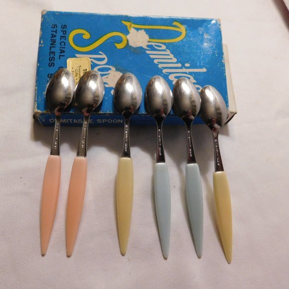 Florida Demitasse Spoons and Florida Little Forks Vintage - Picture 4 of 9